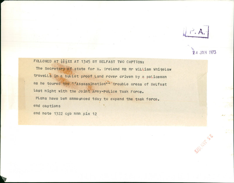 Mr William Whitelaw - Vintage Photograph