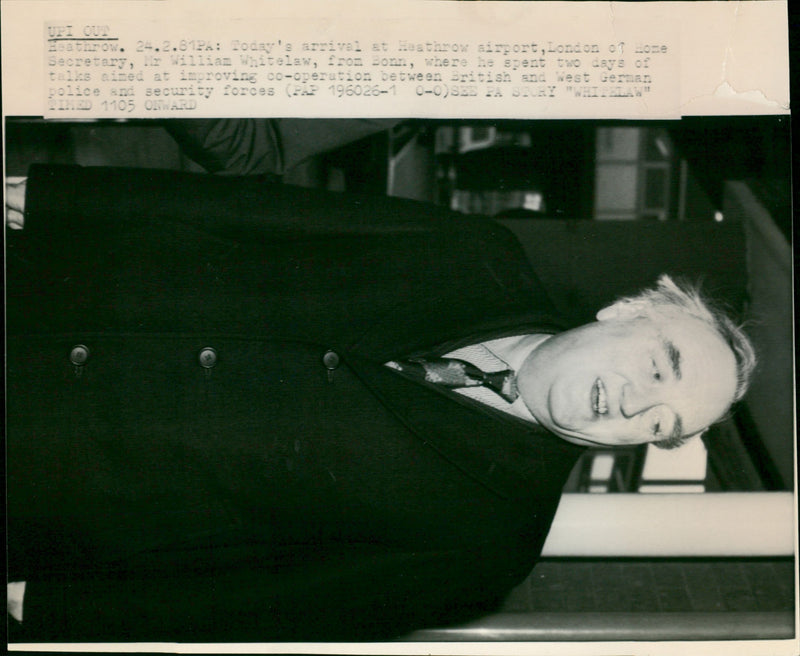 William Whitelaw - Vintage Photograph