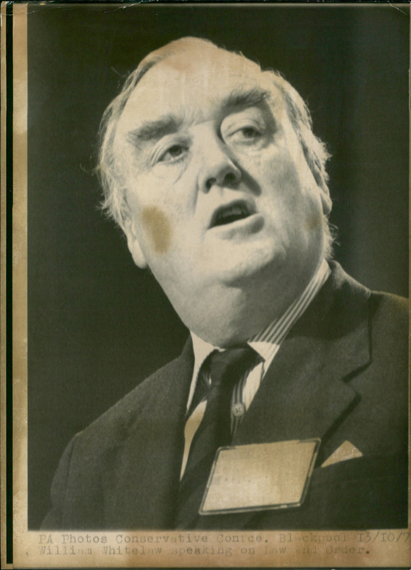 William Whitelaw - Vintage Photograph