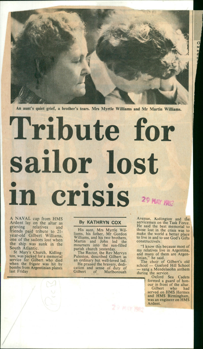 Mrs. Myrtle Williams and Mr martin Williams - Vintage Photograph