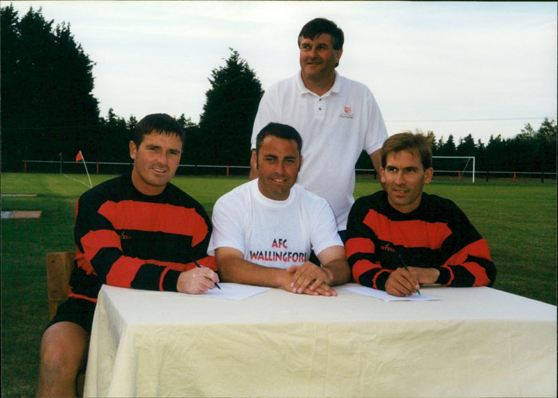 Andy Pour,  Gavy Stevens, chairman Townsend, Gavy Elkins - Vintage Photograph