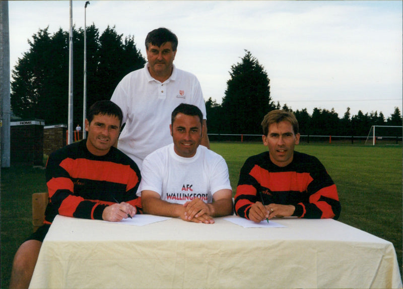 Andy Pour,  Gavy Stevens, chairman Townsend, Gavy Elkins - Vintage Photograph