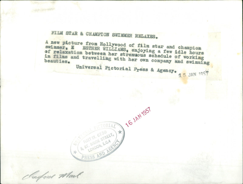 Esther Williams - Vintage Photograph