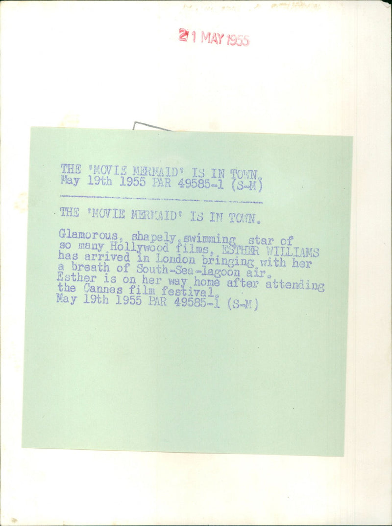 Esther Williams - Vintage Photograph