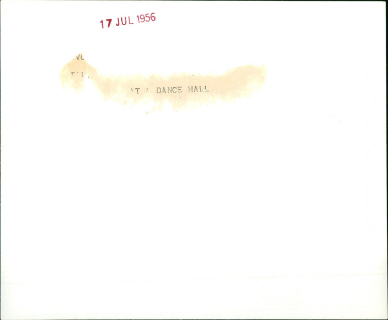 Dance Hall - Vintage Photograph