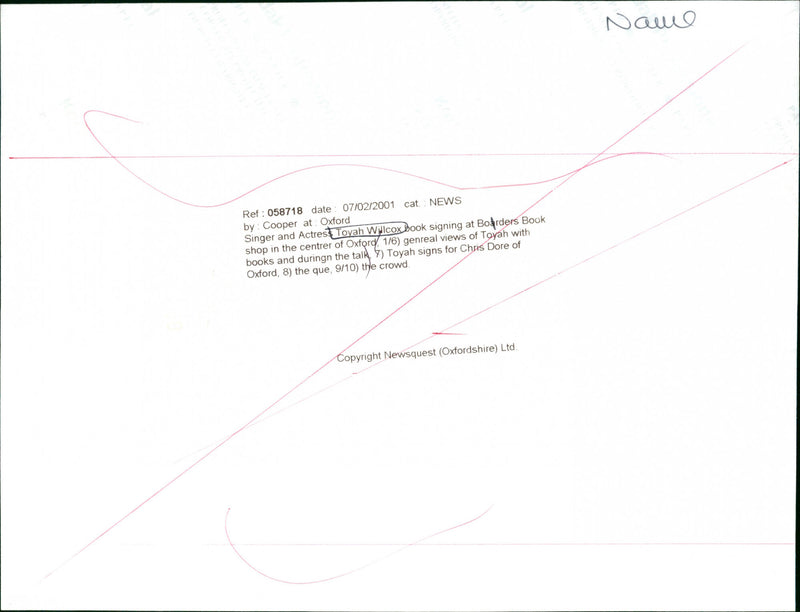 Toyah - Vintage Photograph