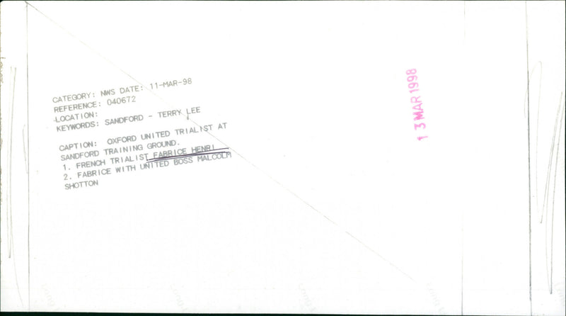 Fabrice Henri - Vintage Photograph