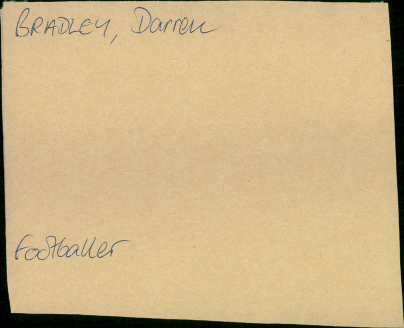 Bradley Darren - Vintage Photograph