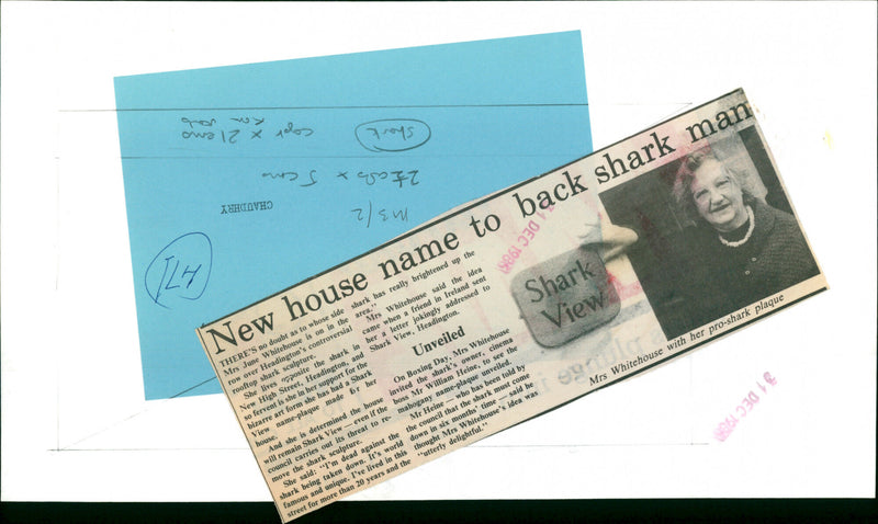 Mrs. Whitehouse - Vintage Photograph