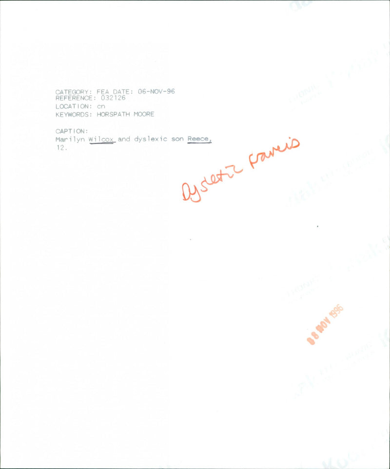 Marilyn Wilcox - Vintage Photograph