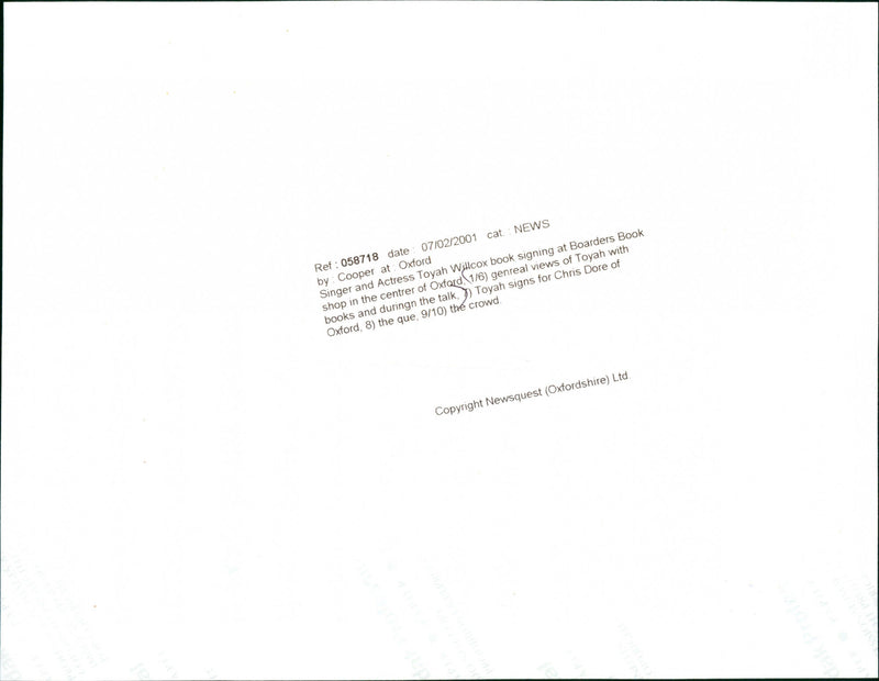 Toyah - Vintage Photograph