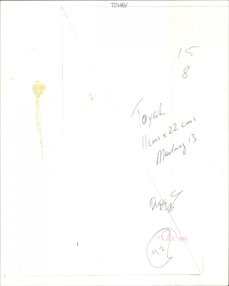 Toyah - Vintage Photograph