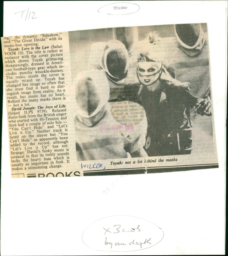 Toyah - Vintage Photograph