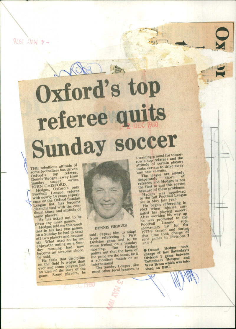 Dennis Hedges - Vintage Photograph