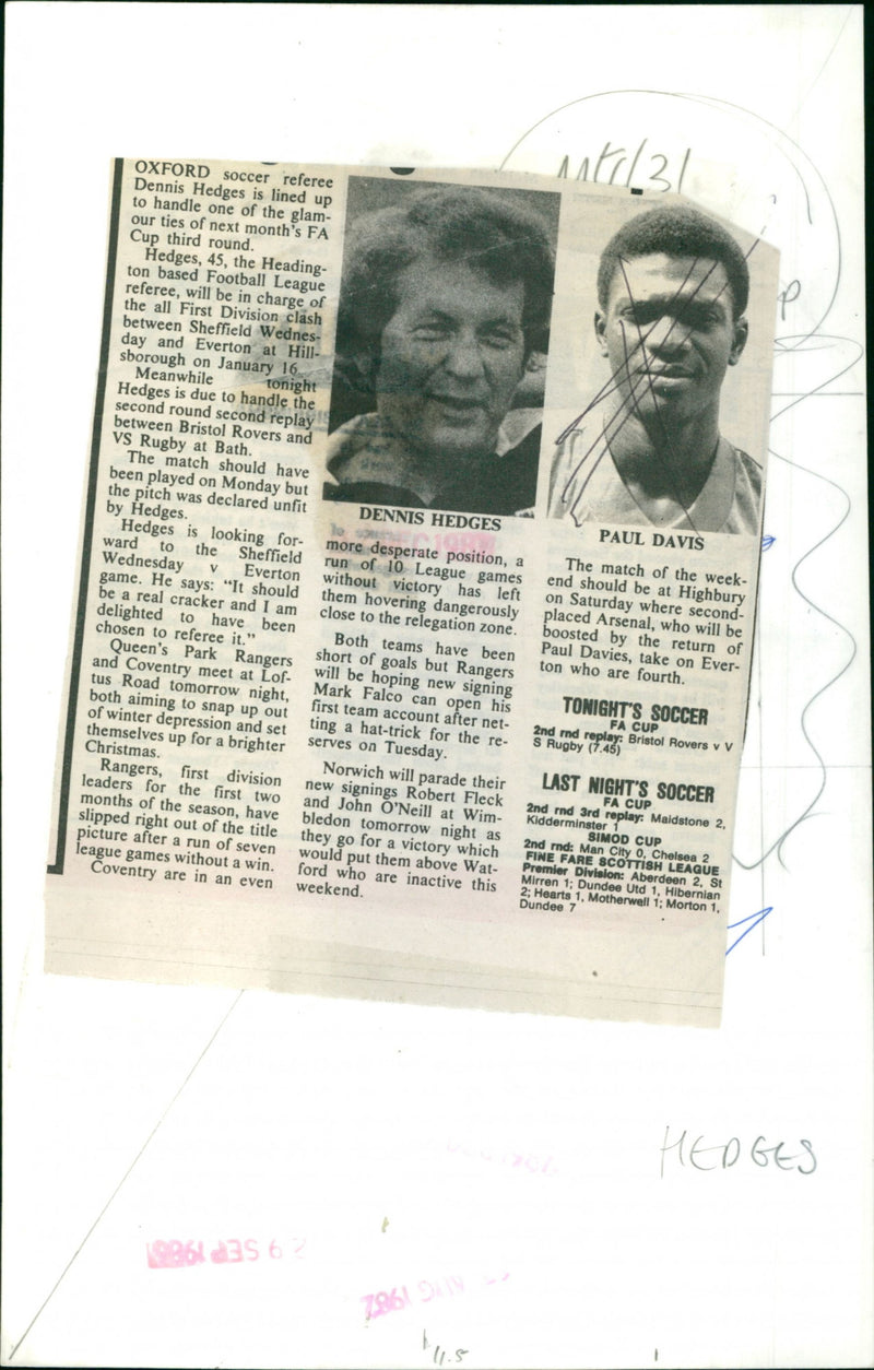 Dennis Hedges - Vintage Photograph