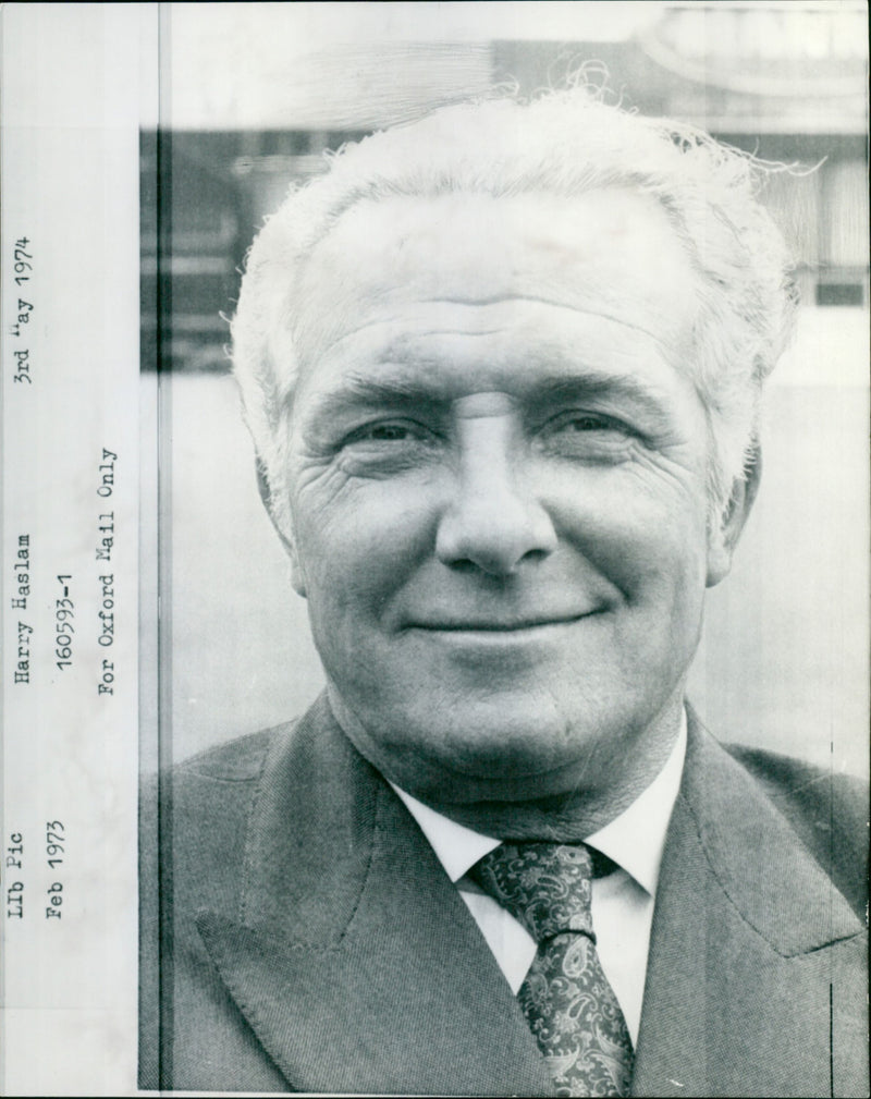 Harry Haslam - Vintage Photograph