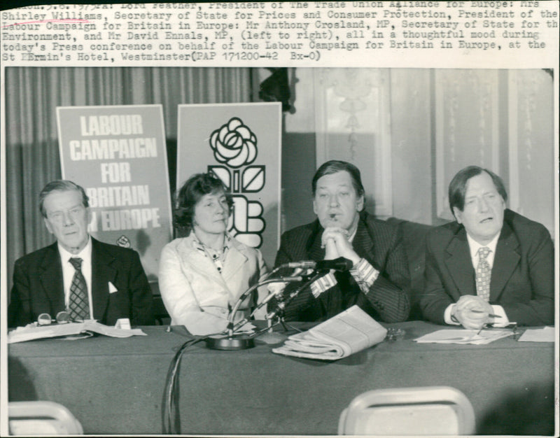 Shirley Williams - Vintage Photograph