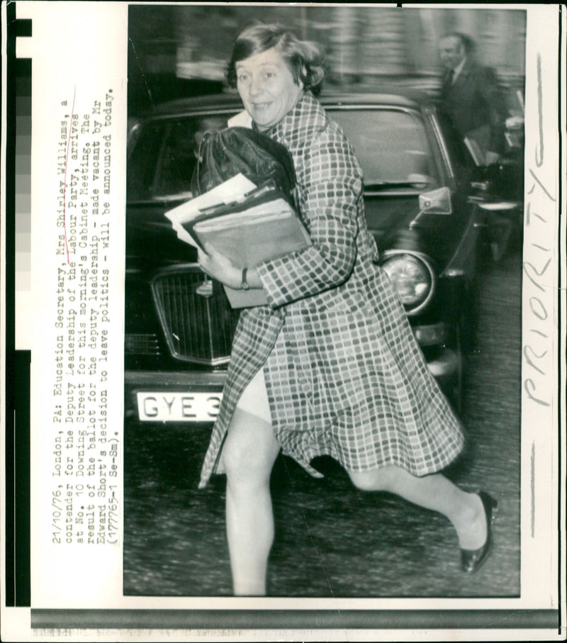Mrs. Shirley Williams - Vintage Photograph
