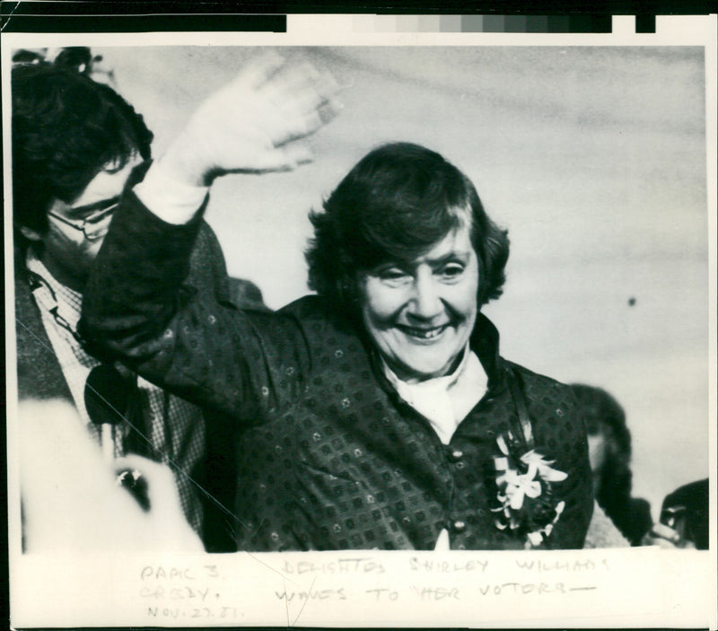 Mrs. Shirley Williams - Vintage Photograph