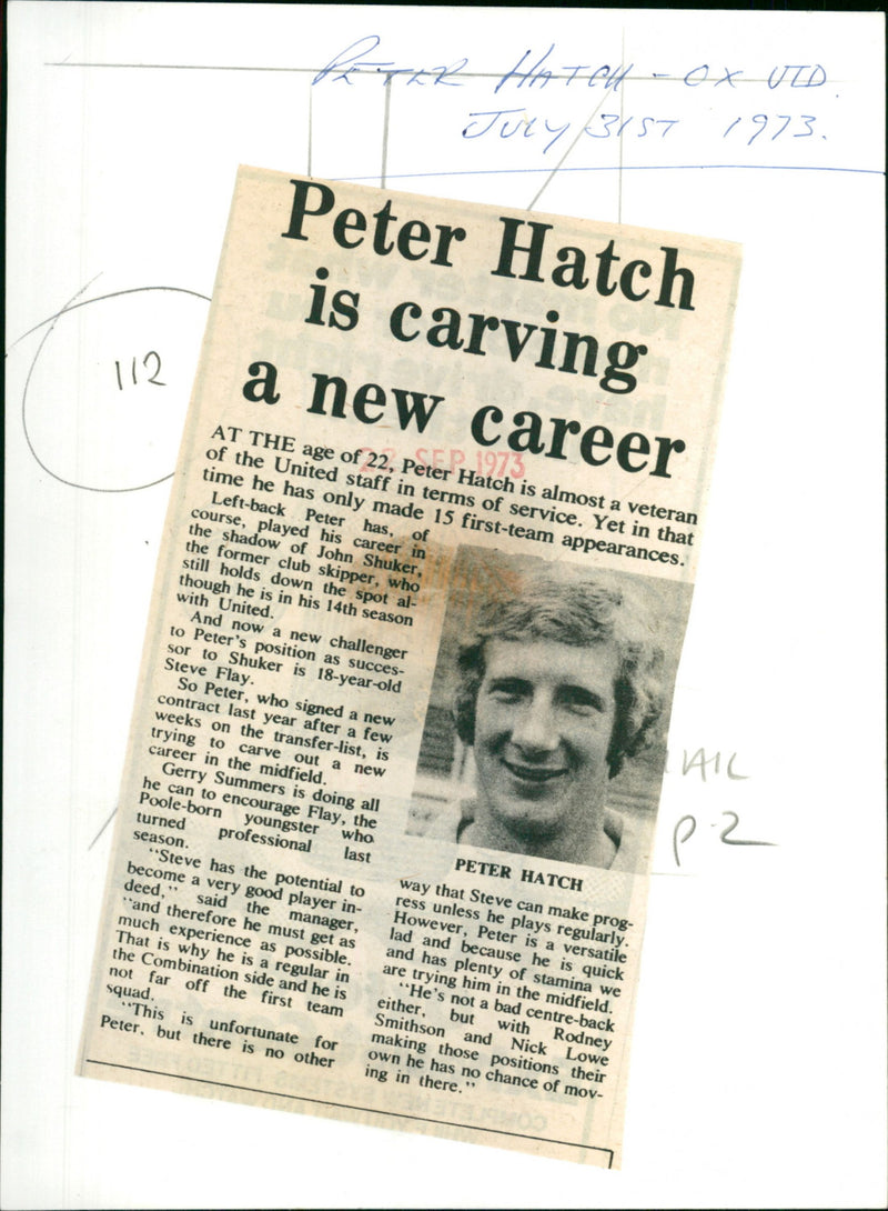 Peter Hatch - Vintage Photograph