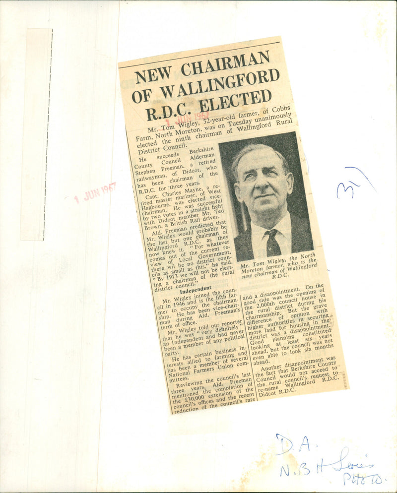 Mr. Tom Wigley - Vintage Photograph