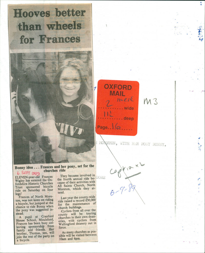 Frances Wigley - Vintage Photograph