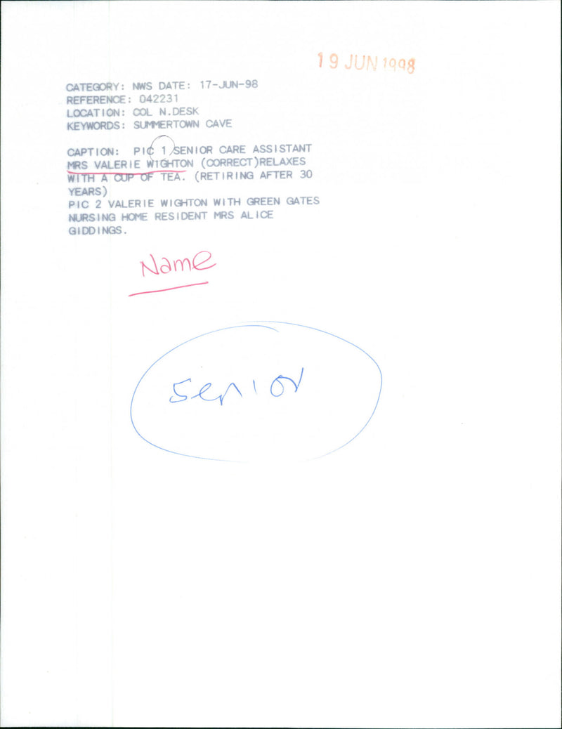 Mrs. Valerie Wighton - Vintage Photograph