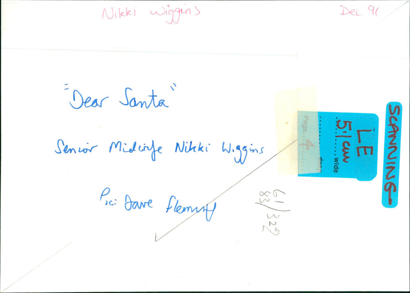 Nikki Wiggins - Vintage Photograph