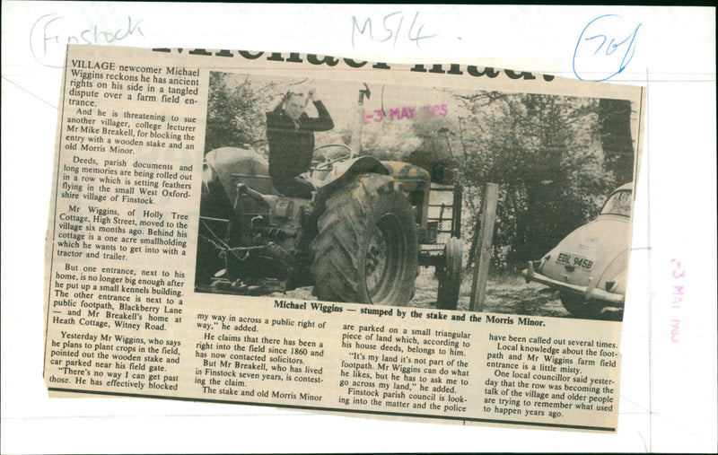 Michael Wiggins - Vintage Photograph