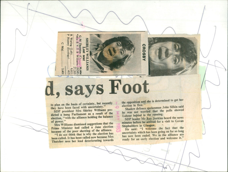 Mrs. Shirley Williams - Vintage Photograph