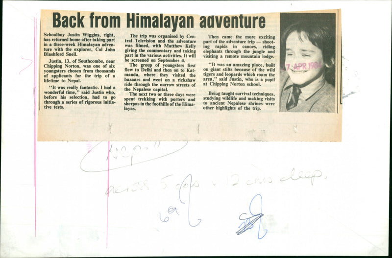 Justin Wiggins - Vintage Photograph