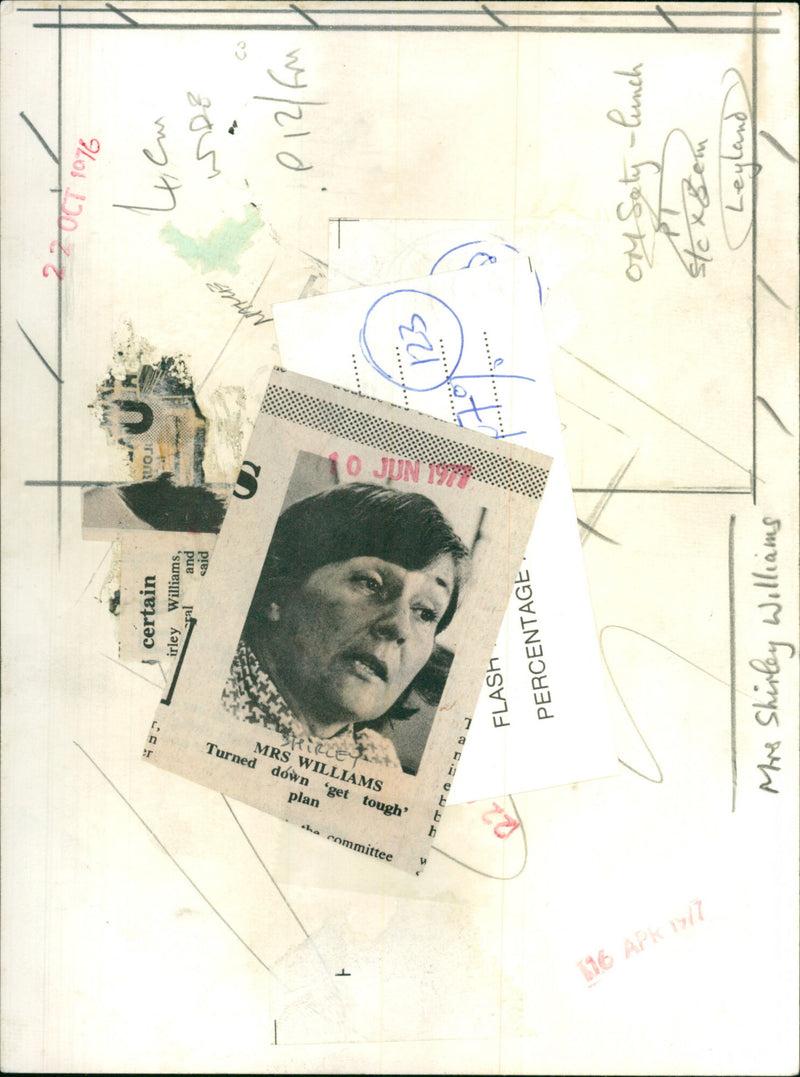 Mrs. Shirley Williams - Vintage Photograph