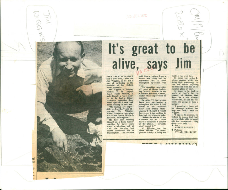 Jim Wiggins - Vintage Photograph