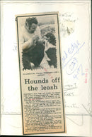 Warden Whittington with a customer - Vintage Photograph