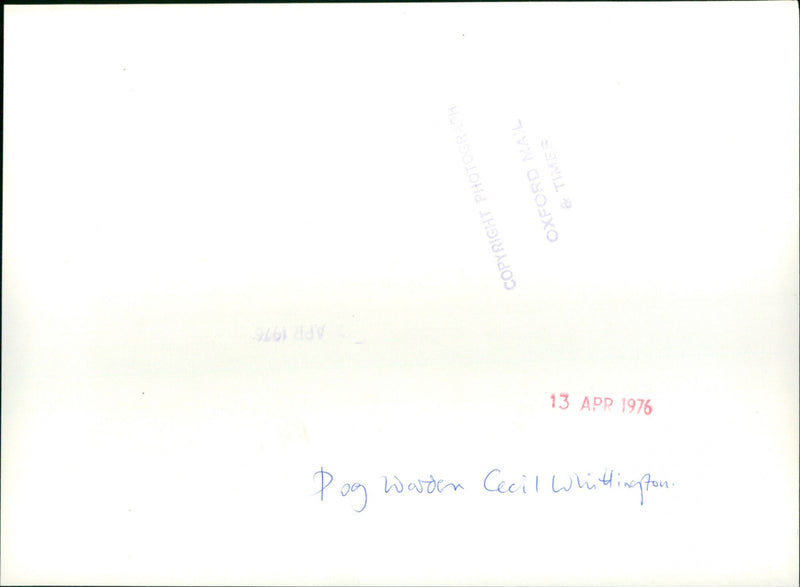 Cecil Whittington - Vintage Photograph