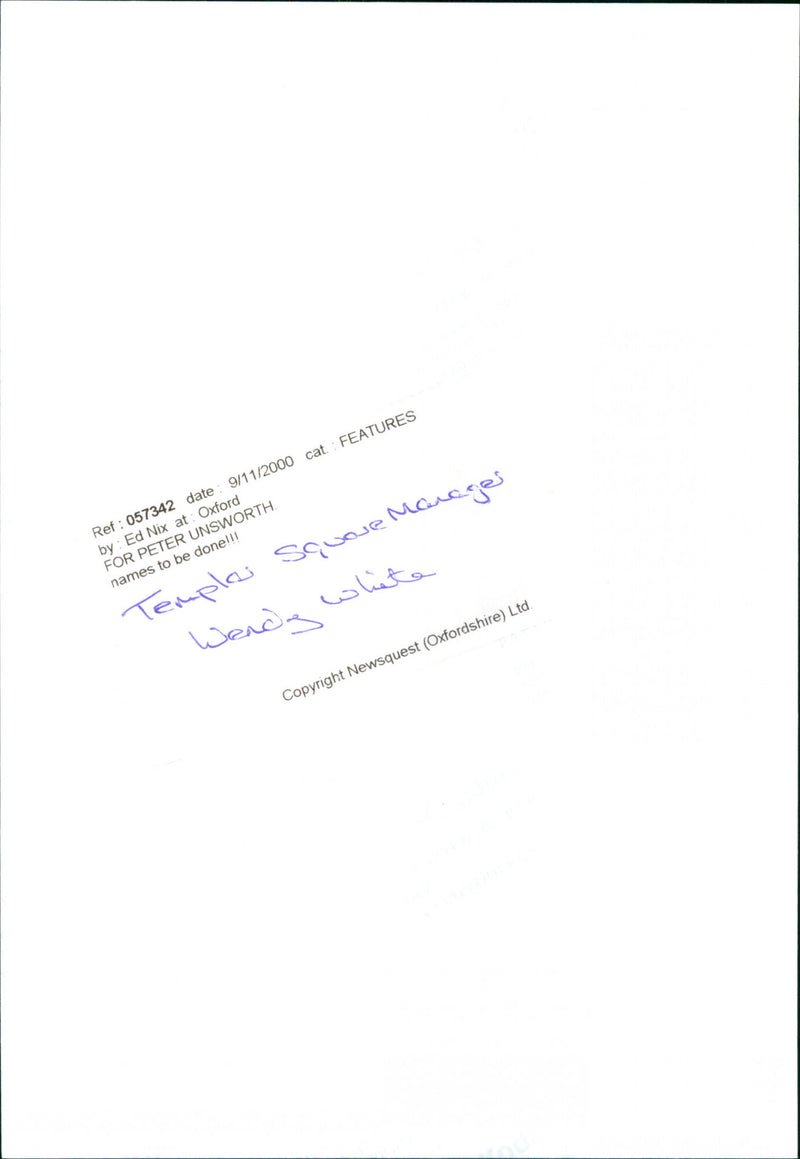 Wendy White - Vintage Photograph