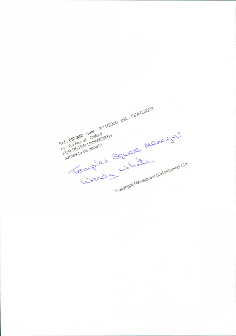 Wendy White - Vintage Photograph