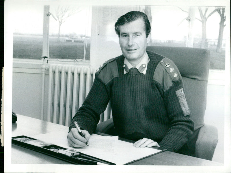 Col David Whitten - Vintage Photograph