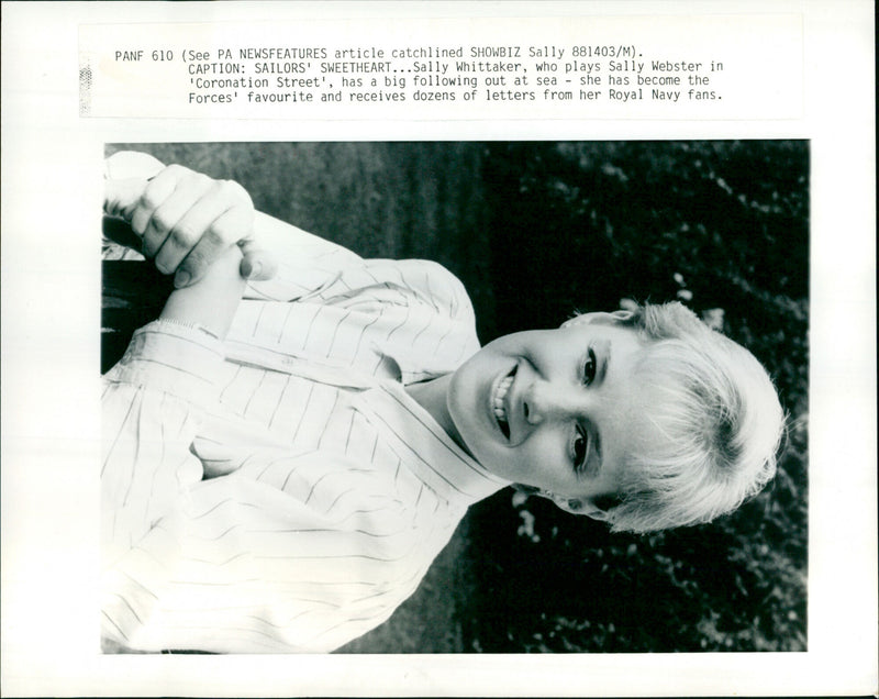 Sally Whittaker - Vintage Photograph