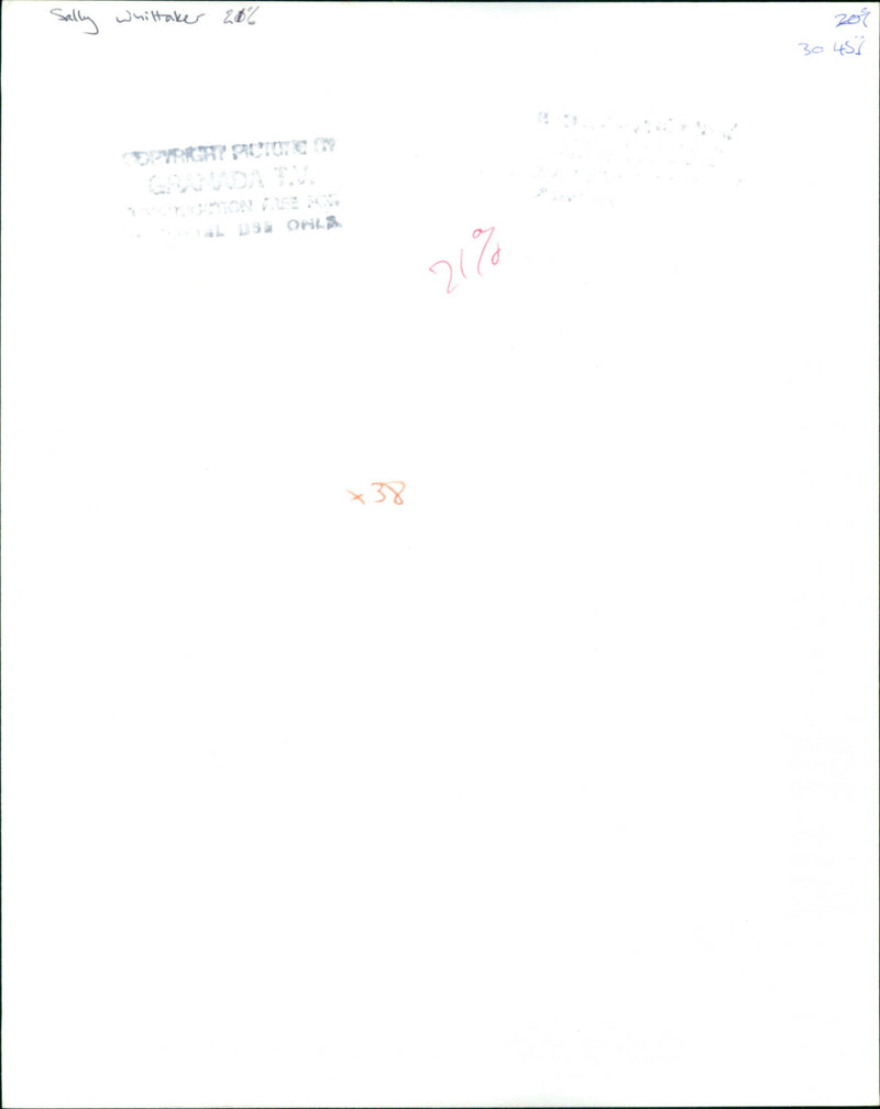 Sally Whittaker - Vintage Photograph