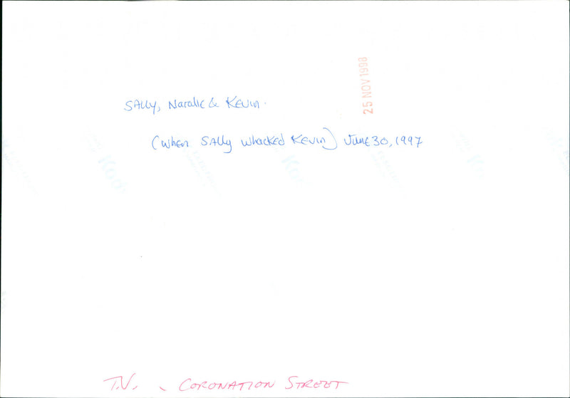 Sally, Natalie, Kevin - Vintage Photograph