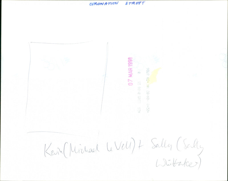 Michael le veli and sally Whittaker - Vintage Photograph