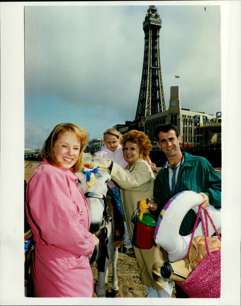 Sally, Natalie, and Kevin - Vintage Photograph
