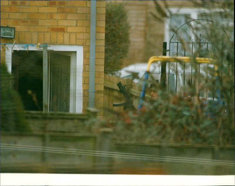 Armed Seige - Vintage Photograph