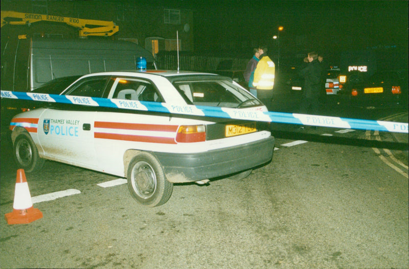 Armed Seige in Bretch Hill Estate - Vintage Photograph