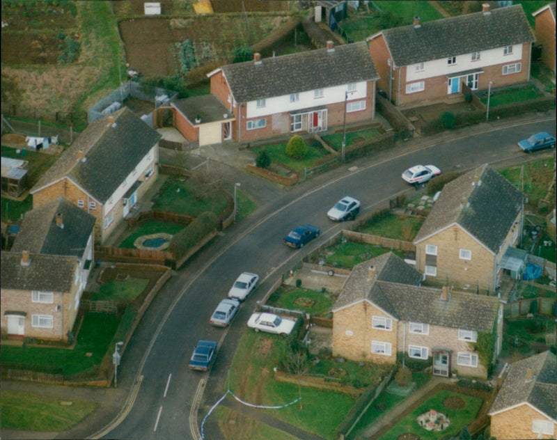 Armed Seige at Dover Avenue - Vintage Photograph