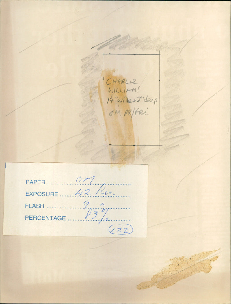 Charlie Williams - Vintage Photograph