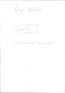 Roger Williams - Vintage Photograph