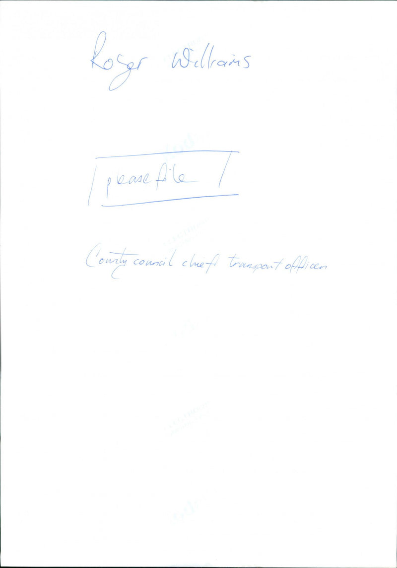 Roger Williams - Vintage Photograph