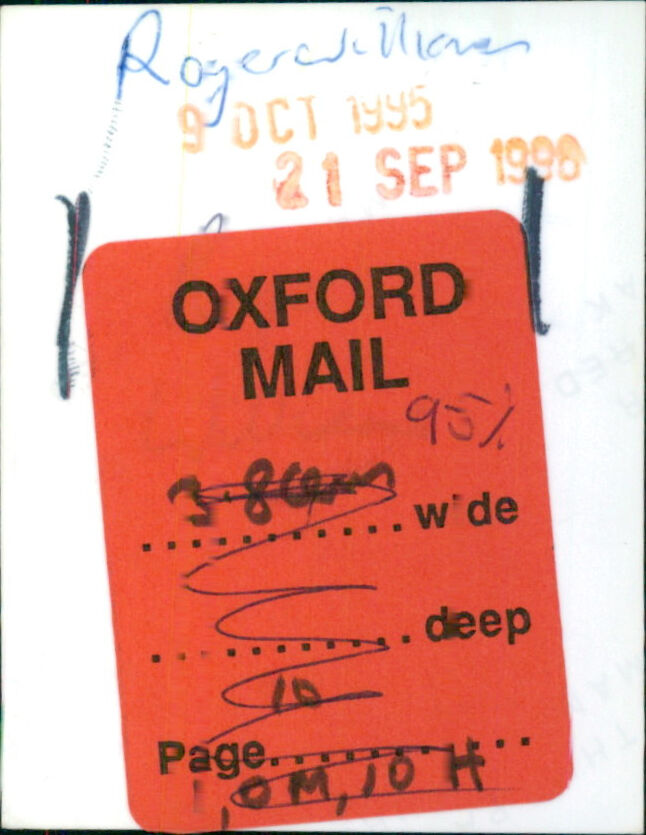 Roger Williams - Vintage Photograph